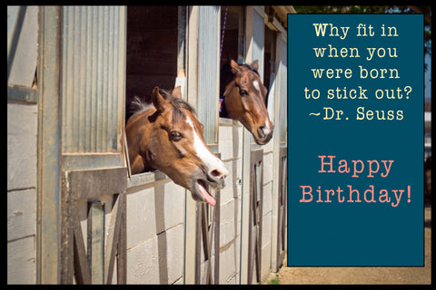 Dr. Seuss Quote Birthday Card